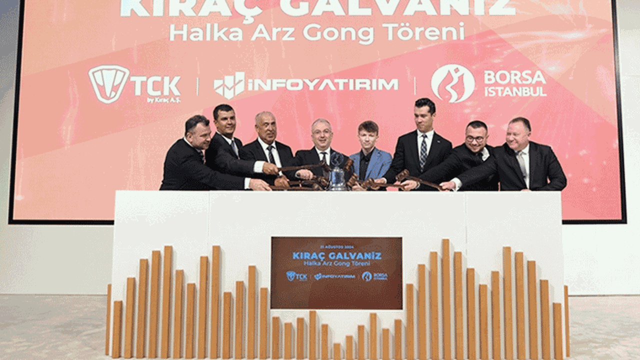 Borsa İstanbul'da gong Kıraç Galvaniz için çaldı