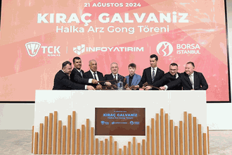 Borsa İstanbul'da gong Kıraç Galvaniz için çaldı