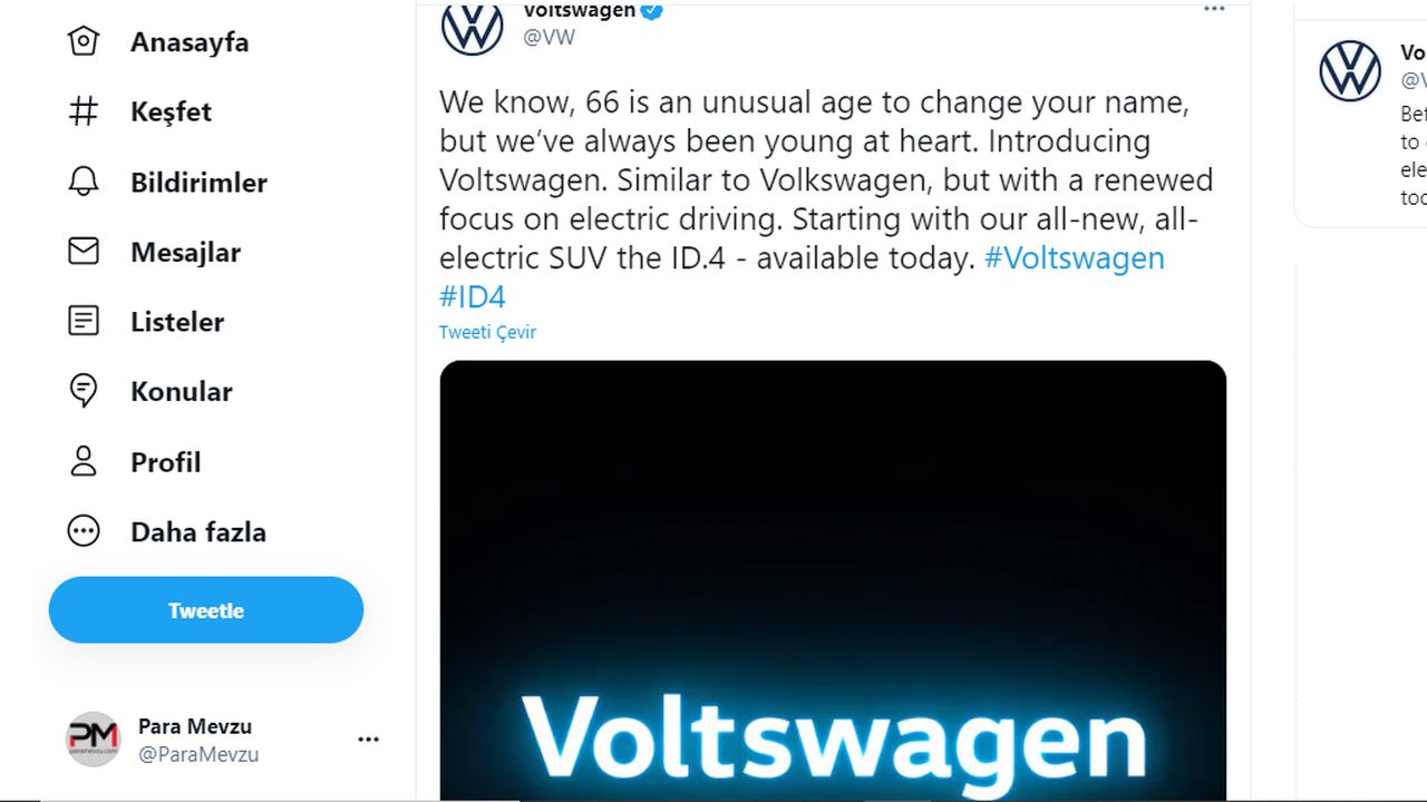 Volkswagen'in soru işaretleriyle dolu Voltswagen şakası