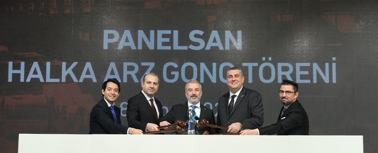 2022'nin ilk halka arzında gong Panelsan için çaldı