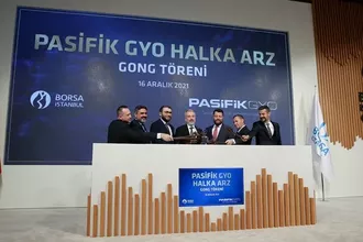 Borsa İstanbul'da gong, Pasifik GYO için çaldı