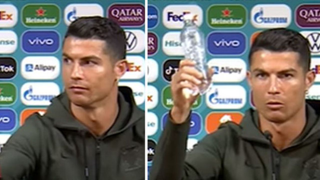 Ronaldo "Su için" dedi Coca Cola’nın hisseleri düştü!