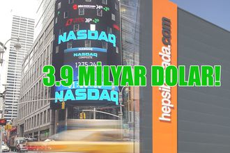 Hepsiburada NASDAQ değerlemesiyle 3.9 milyar dolara ulaştı