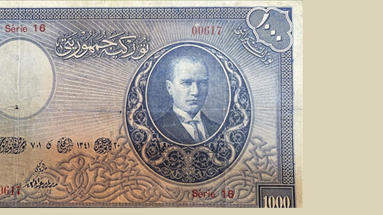 Türkiye'nin en değerli banknotu satışta